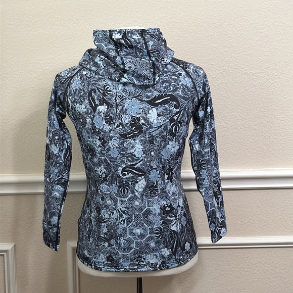 Polarmax 3.0 SUPER MIDWEIGHT HOODIE BASELAYER - Blk floral - Picture 5 of 12